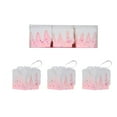 thumbnail image 1 of Mecorevxz 3 Pcs Pastel Christmas Ornaments Christmas Tree Gift Boxes Decoration Glittered Present Box Hanging Decoration Candy Box Gift Macaron Color Pendant for Xmas Home Decor(Pink), 1 of 7