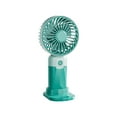 thumbnail image 1 of Mecorevxz 3 Speed Handheld USB Small Fan Portable Charging Fan Desktop Fan Base Can Be Used As A Mobile Phone Support(Green), 1 of 6