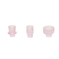 thumbnail image 1 of Mecorevxz 3Pcs Taper Glass Candlestick Holders Candle Holders Table Centerpieces Wedding Decor and Dinner Party,Easter Decorations(Pink), 1 of 6
