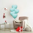 thumbnail image 1 of Mecorevxz 5Pcs Inflatable Heart Shaped Balloons Suitable for Birthday Party Scene Decoration,Valentines Day(Green), 1 of 7