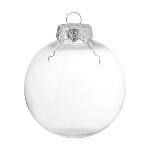 Mecorevxz Christmas Ball Decorations Shatterproof Transparent Christmas Tree Dazzles Ball Ornaments for Christmas Decor