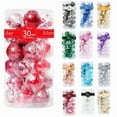 thumbnail image 1 of Mecorevxz Christmas Balls Ornaments - 30Pcs Shatterproof Christmas Ornaments Set Plastic Hanging Christmas Decorations for Xmas Tree Decor,Christmas Gifts (2.36",Red), 1 of 5