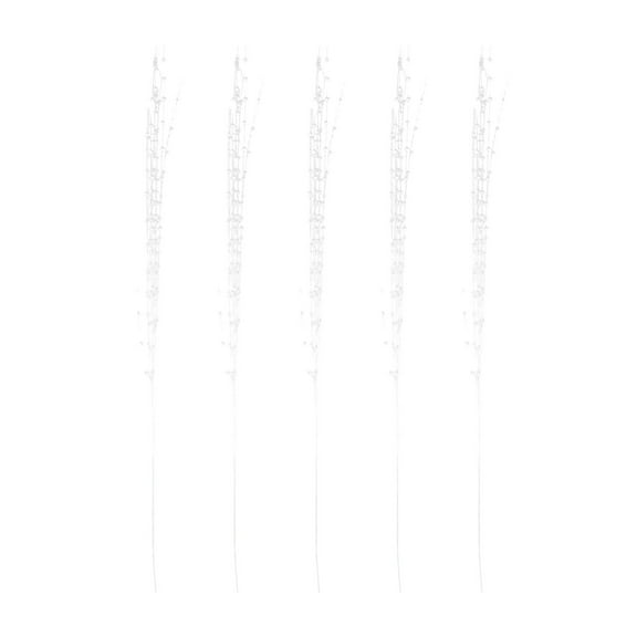 Mecorevxz Christmas Decorations 1m Sequins Painted Lollipop Round Ball Ceiling Pendant Christmas Tree Scene Layout Pendant(5Pcs,White)