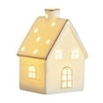 thumbnail image 1 of Mecorevxz Christmas Decorations 2025 Christmas Ceramic Village House Luminous Xmas Scene Decorations for Xmas Decor(White,A), 1 of 7