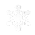 thumbnail image 1 of Mecorevxz Christmas Decorations Blank Acrylic Ornaments Christmas Pendant Snowflakes with Holes for Xmas Tree Decor,Christmas Gifts(C), 1 of 8