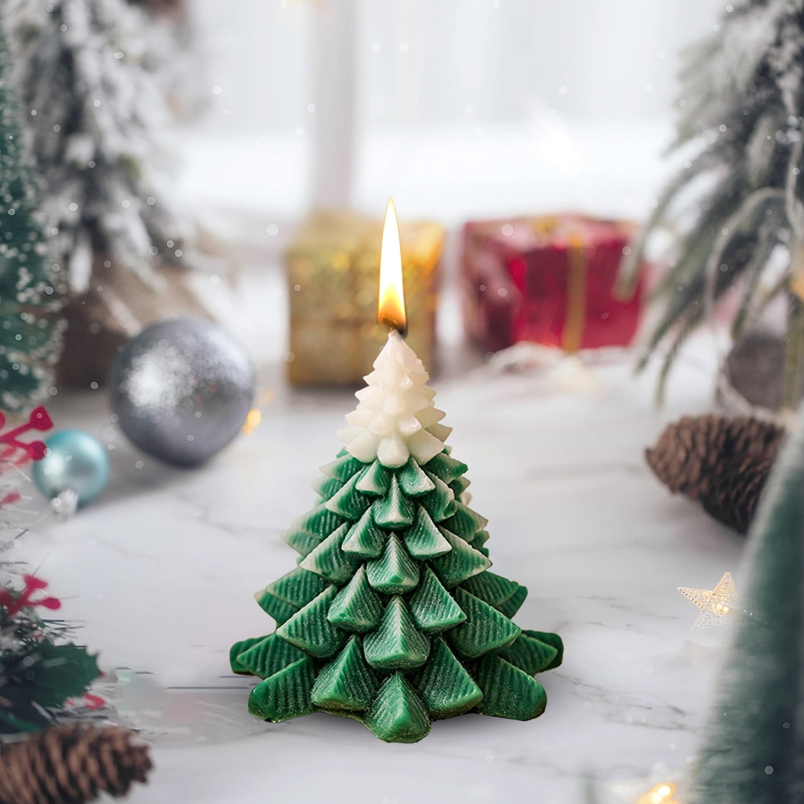 Surprising Christmas Tree Shaped Candles Gallery