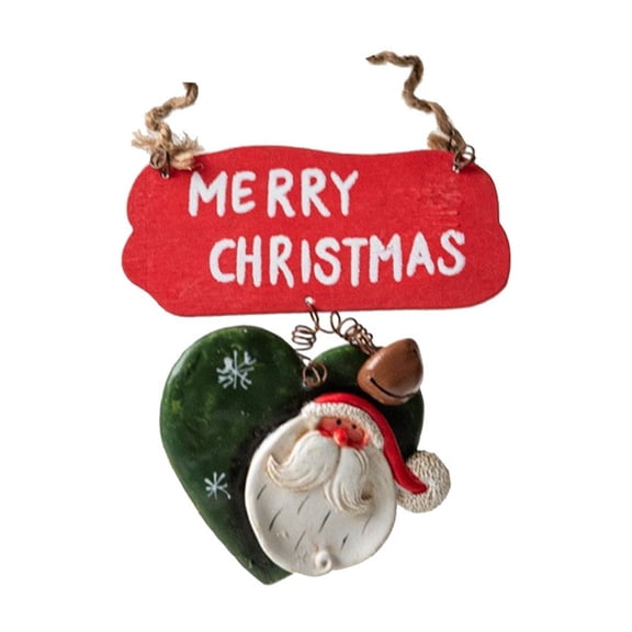 Mecorevxz Christmas Decorations Christmas Wooden Cute Santa Claus Christmas Tree Hanging Ornaments Suitable for Christmas Tree Decor,Christmas Gifts