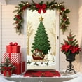 thumbnail image 1 of Mecorevxz Christmas Door Cover Christmas Decorations Xmas Large Photography Background Banner Porch Sign for Winter Indoor Outside Front Door Banner Farmhouse Party Supplies 2.9 x 5.9 Feet（D）, 1 of 7