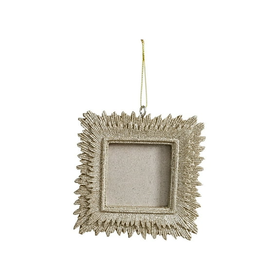 Mecorevxz Christmas Picture Frame Ornaments Paper DIY Photo Frame Craft Set Hanging Decorations for Christmas Tree Decor(A)