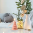thumbnail image 1 of Mecorevxz Christmas Scented Candle Handmade Soy Wax Xmas Tree Realistic Tree Shaped Relaxation Candles for Holiday Party Gift Winter Festive Home Bathroom Bedroom Decor Supplies(Pink,5cm), 1 of 6