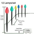 thumbnail image 1 of Mecorevxz Christmas String Lights Solar One Drag Twelve C9 Strawberry Xmas LED String Lights Christmas Garden Yard Decoration Ground Plug Lights, 1 of 2