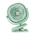 thumbnail image 1 of Mecorevxz Clip Fan Rechargeable Battery Powered Fan 3 Speed Portable Small Fan Great for Outdoor Camping Home,Office Supplies(Green), 1 of 7