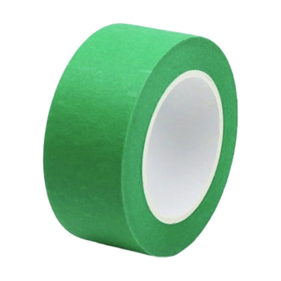 Mecorevxz Colored Masking Tape Colored Painters Tape for Arts Crafts Labeling Or Coding Art Supplies for Masking Tape DIY Teaching Supplies 0.4 Inch x 14 Yards(Green)