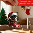 thumbnail image 1 of Mecorevxz Cute Pet for Christmas Ornaments Christmas 2D Acrylic Window Hanging Decoration Home Bedroom Xmas Decor,Christmas Gifts, 1 of 4