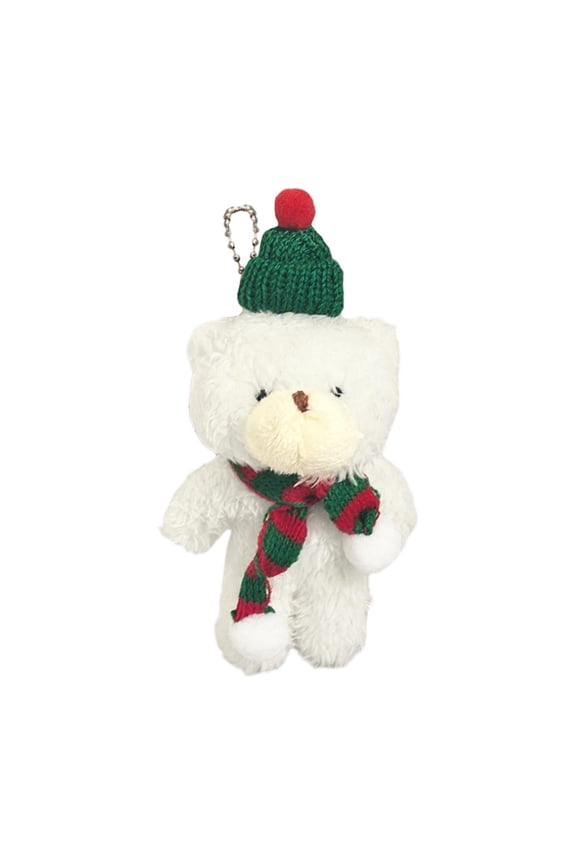 Cute Plush Bear Keychain Teddy Bear Stuffed Animals Keyring Charm Handbag Pendant Suitable for Valentines Day Decorations,Valentines Day Gifts(D)