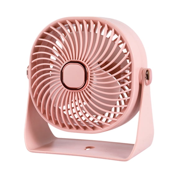 Mecorevxz Desk Fan with USB Charging 3 Speed High Wind Power Hanging Mini Fan(Pink)