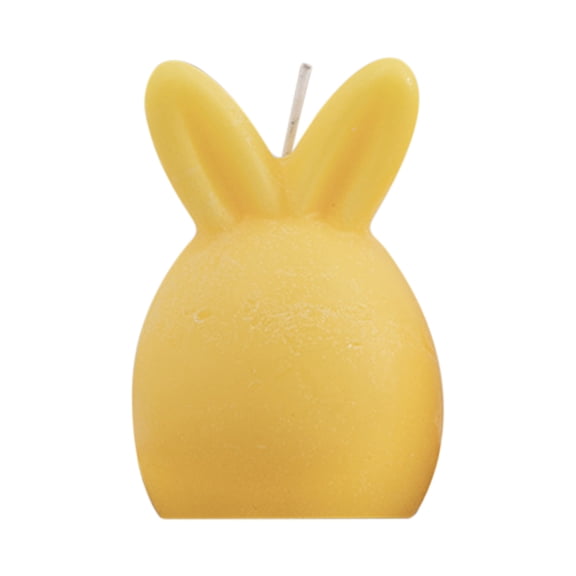 Mecorevxz Easter Candles Rabbit Shape Bunny Spring Rabbit Candles Gifts for Easter Bunny Decorations Party Table Home Decor,Easter Decorations(Yellow)