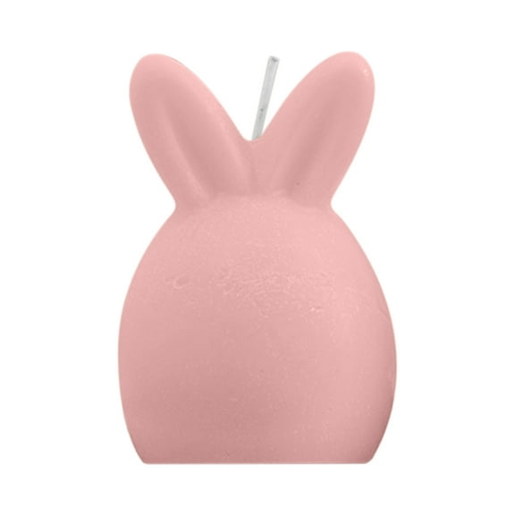 Mecorevxz Easter Candles Rabbit Shape Bunny Spring Rabbit Candles Gifts for Easter Bunny Decorations Party Table Home Decor,Easter Decorations(Pink)
