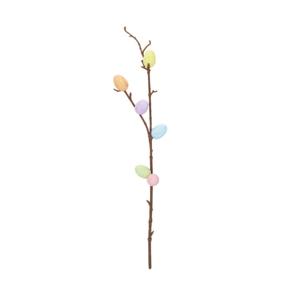 Mecorevxz Easter Eggs Branch Easter Decorations, Holiday Tabletop Decoration, Easter Season Display Branch, Easter Home Ornament, Easter Centerpiece Decor(A)