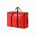 thumbnail image 1 of Mecorevxz Extra Large Moving Bags with Strong Zippers & Carrying Handles, Storage Bags for Clothes, Moving Supplies, Space Saving Oversized Storage Bag Organizer for Moving, Traveling(Red), 1 of 7