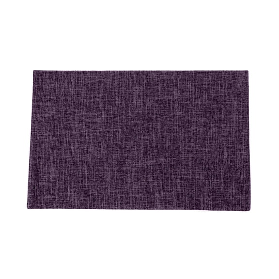 Mecorevxz Fashionable and Beautiful Table Runner Leather Placemats Double Sided Western Style Household Heat Insulating Mats(Purple)
