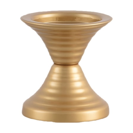 Mecorevxz Gold Threaded Candlestick, Elegant Metal Candlestick Holders for Vintage Taper Candle Holders, Fireplace Mantels, Home Decor, Weddings and Party Decorations(A)