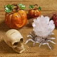 thumbnail image 1 of Mecorevxz Halloween Decorations Creepy Crawly Natural Crystal Amethyst Gravel White Crystal Desktop Decoration Halloween Gifts, 1 of 6