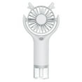 thumbnail image 1 of Mecorevxz Handheld Misting Fan Portable, Small Personal Rechargeable Mist Fan Water Spray,Hand Mister Fans, 4-15 Hrs Runtime for Travel Home Office Outdoor(White), 1 of 7
