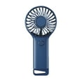 thumbnail image 1 of Mecorevxz Handheld Portable Fan,Rechargeable Battery, 6 Speed Wind, LED Digital Display, Foldable Electric Personal Mini Travel Fan with Backup Power, Summer Essentials Gifts for Women(Navy), 1 of 8