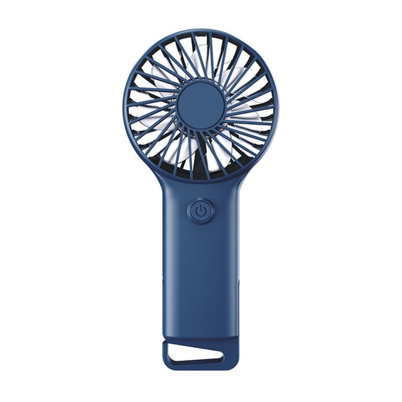 Mecorevxz Handheld Portable Fan,Rechargeable Battery, 6 Speed Wind, LED Digital Display, Foldable Electric Personal Mini Travel Fan with Backup Power, Summer Essentials Gifts for Women(Navy)