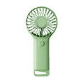 thumbnail image 1 of Mecorevxz Handheld Portable Fan,Rechargeable Battery, 6 Speed Wind, LED Digital Display, Foldable Electric Personal Mini Travel Fan with Backup Power, Summer Essentials Gifts for Women(Green), 1 of 8