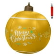 thumbnail image 1 of Mecorevxz Inflatable Christmas Balls Decorations Christmas Oversized Ornaments for Outdoor Patio Christmas Decor,Festive Pendants Inflatable Balloons Props,Gold, 1 of 7