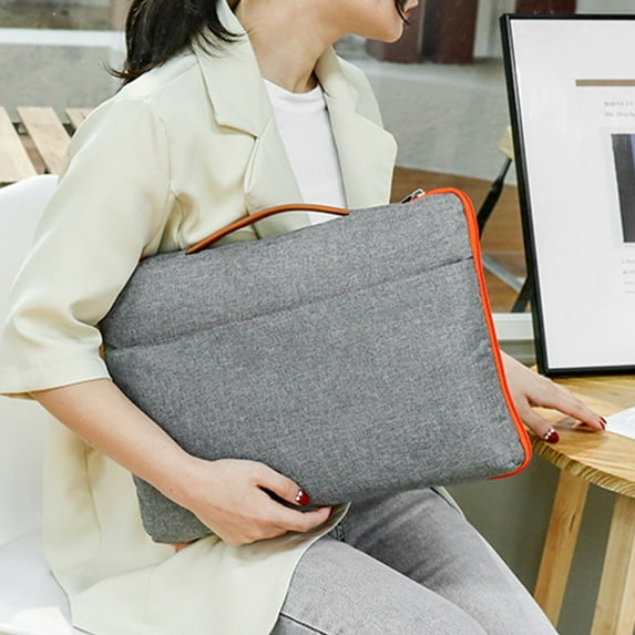 Mecorevxz Laptop Bag 14 Inch Laptop Bag Slim Portable Monitor Protective Cover with Front Pocket and Handke Laptop Sleeve Protective Case for 14" Computer,Gray