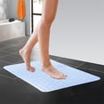 thumbnail image 1 of Mecorevxz Non Slip Bath Mat Shower Floor Pad with Massage Dots Waterproof Fast Dry Plastic Bathroom Rug for Tub Security Opposition Fatigue（Blue）, 1 of 7