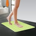 thumbnail image 1 of Mecorevxz Non Slip Bath Mat Shower Floor Pad with Massage Dots Waterproof Fast Dry Plastic Bathroom Rug for Tub Security Opposition Fatigue（Green）, 1 of 7