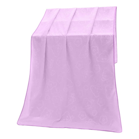 Mecorevxz Oversized Bath Towels,70 x 140 cm Extra Large Highly Absorbent Towels for Adults Home Beach (Purple)
