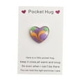 thumbnail image 1 of Mecorevxz Pocket Hug Heart with Greeting Cards, Little Heart Pocket Hug Token,Valentines Day Gifts, Thinking of You Gifts for Women Men Him Her (Purple), 1 of 7