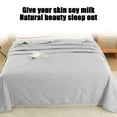 thumbnail image 1 of Mecorevxz Soy Fiber Refrigeration Quilt Cool Quilt Washed Quilt Core Machine Washable Thin Quilt,Gray, 1 of 2