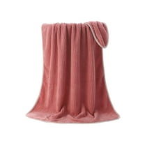 Mecorevxz Thickened Adult Bath Towels Large Absorbent Fast Dry Beach Towel(70x140cm,Red)