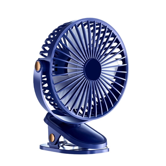 Mecorevxz USB Fan Portable Fan Bedroom Office Desktop Dormitory Fan Mini Clip- Desktop Plug-in Fan(Blue)