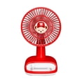thumbnail image 1 of Mecorevxz USB Rechargeable Desktop Mini Fan Portable Small Fan for Office Supplies(Red), 1 of 8
