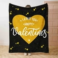 thumbnail image 1 of Mecorevxz Valentines Day Throw Blanket Red Love Heart Fuzzy Blanket Soft Cozy Flannel Blanket for Party Home Bed Sofa Couch Chair, 51 x 40 Inch(D), 1 of 8