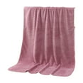 thumbnail image 1 of Mecorevxz Velvet Bath Towels 70 x 140 Inches,Extra Large & Light Weight,Quicker to Dry,Super Soft & Absorbent,Suitable for Wrap Yourself in,Purle, 1 of 6