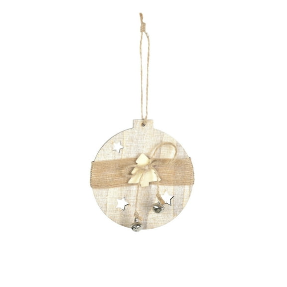 Mecorevxz Vintage Christmas Tree Ornaments Wooden Xmas Tree Reindeer Ornaments Indoor Christmas Tree Hanging Decorations for Xmas Home Office Fireplace Mantel Winter Party (Brown)