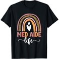 thumbnail image 1 of Med Aide Life Medication Aide Rainbow Medication Aides T-Shirt, 1 of 4
