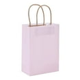 thumbnail image 1 of Med Blush Kraft Bag - Party Supplies - 12 Pieces, 1 of 1