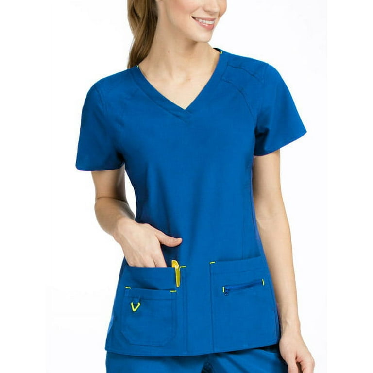 Med Couture Activate Refined Top Scrub Top