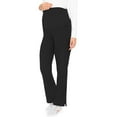 thumbnail image 1 of Med Couture Maternity Scrub Pant - 3 Pockets Straight Leg With Side Vents At Hem Soft Jersey Knit Waist Panel - MC028, 1 of 7