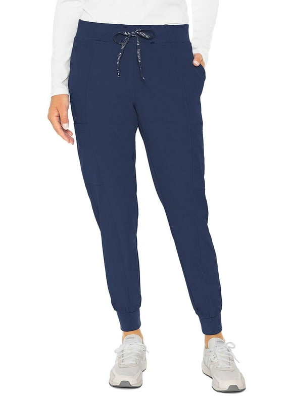 Med Couture Peaches Scrubs Pant For Women Seamed Jogger MC8721