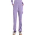 thumbnail image 1 of Med Couture Scrub Pants for Women Straight Leg Pull-On Pant with 4 Pockets Moisture Wicking & 360 Stretch - MC103, M, Digital Lavender, 1 of 8